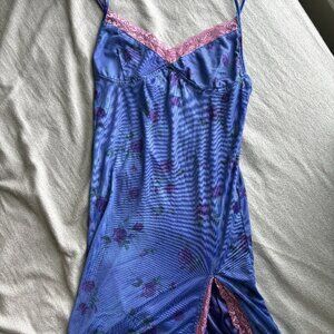 Motel Rocks Lace Trim Mini Dress
